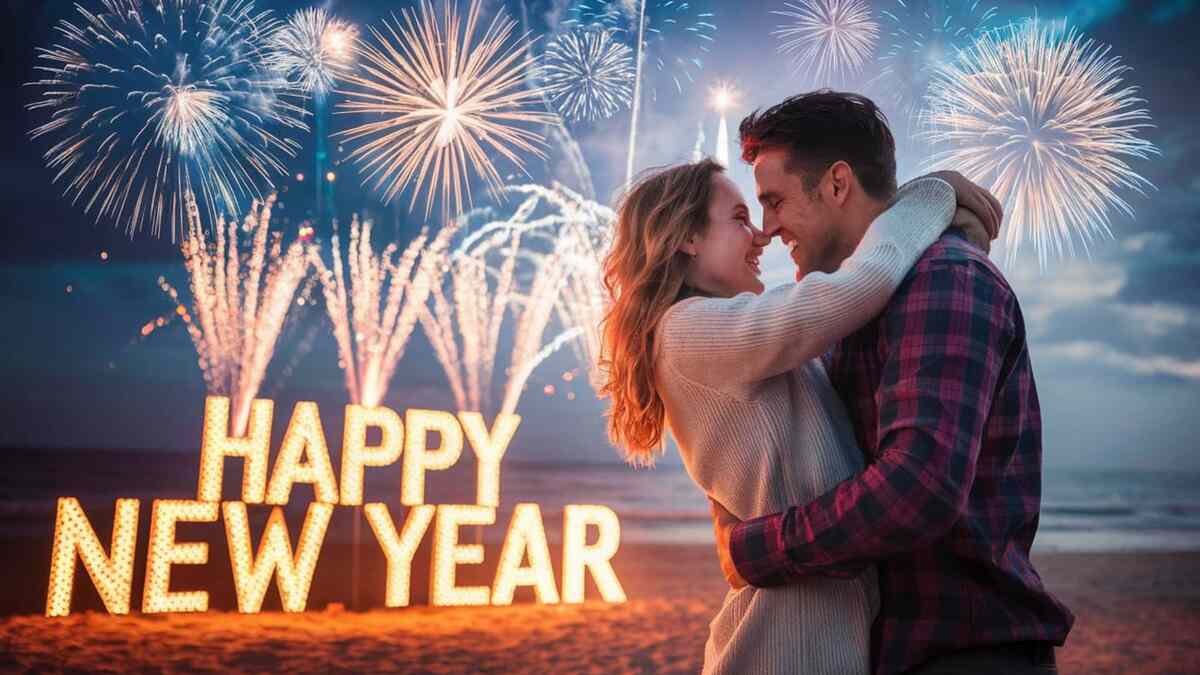 100+ Romantic Happy New Year Wishes Greetings For My Lover