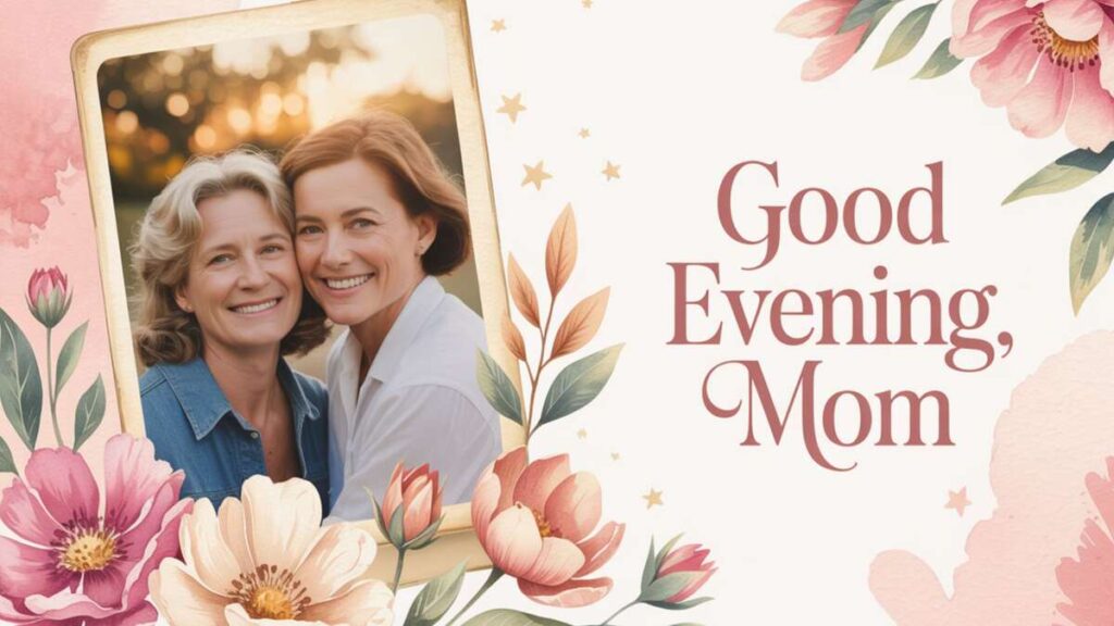 10. Good Evening Messages Paired with a Memory