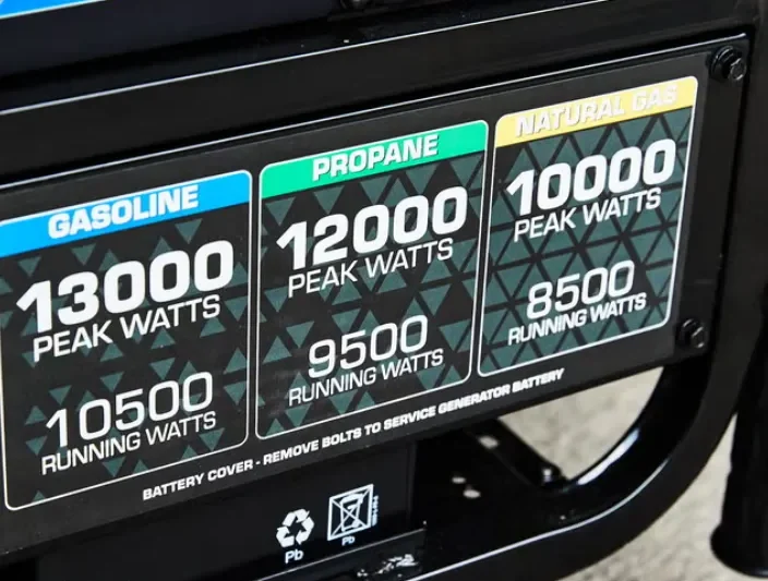 Whole Home Generator Surge vs Running Watts Guide